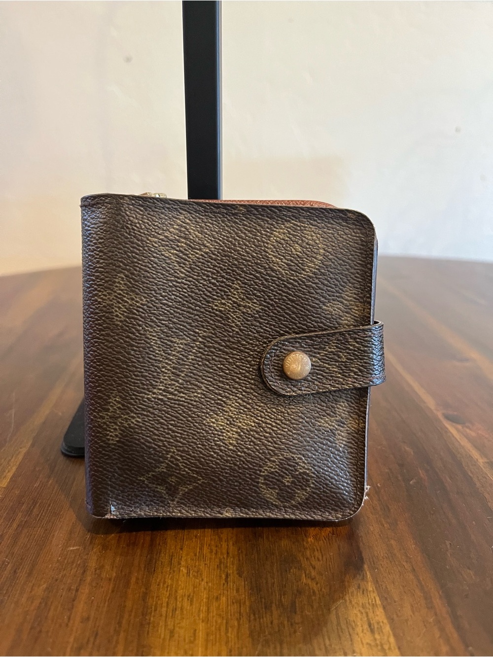 Louis Vuitton Classic Brown Monogram Compact Wallet